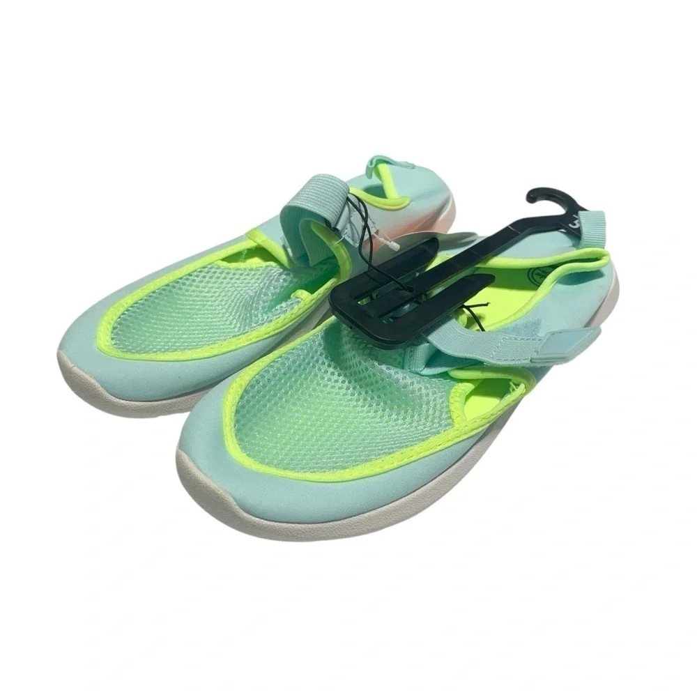 Wonder Nation Kids Water Shoes - Light Green and Neon Yellow - Picture 3 of 8